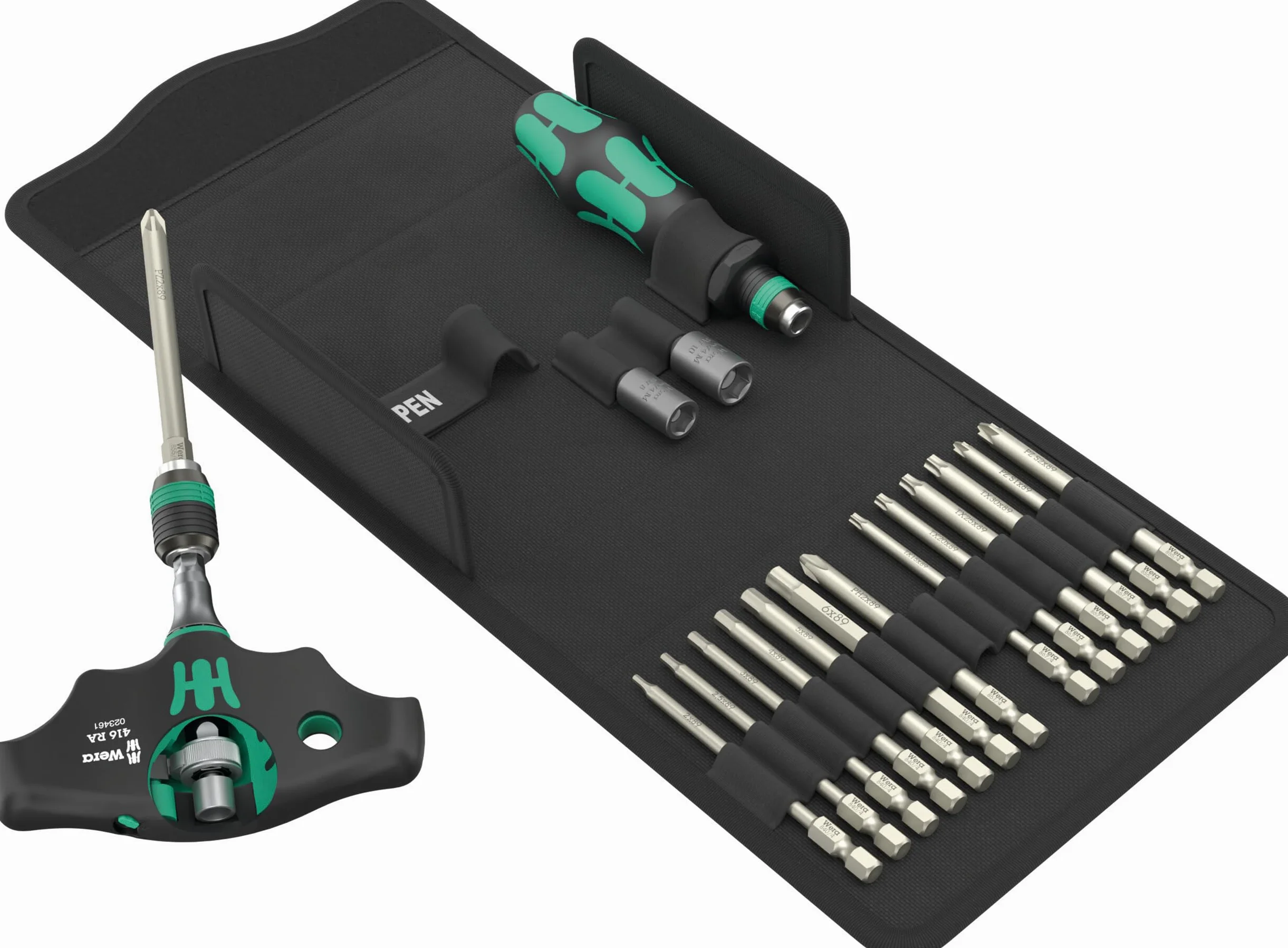 Wera 05136072001 Kraftform Kompakt 400 RA SHK zestaw 1, 19-częściowy