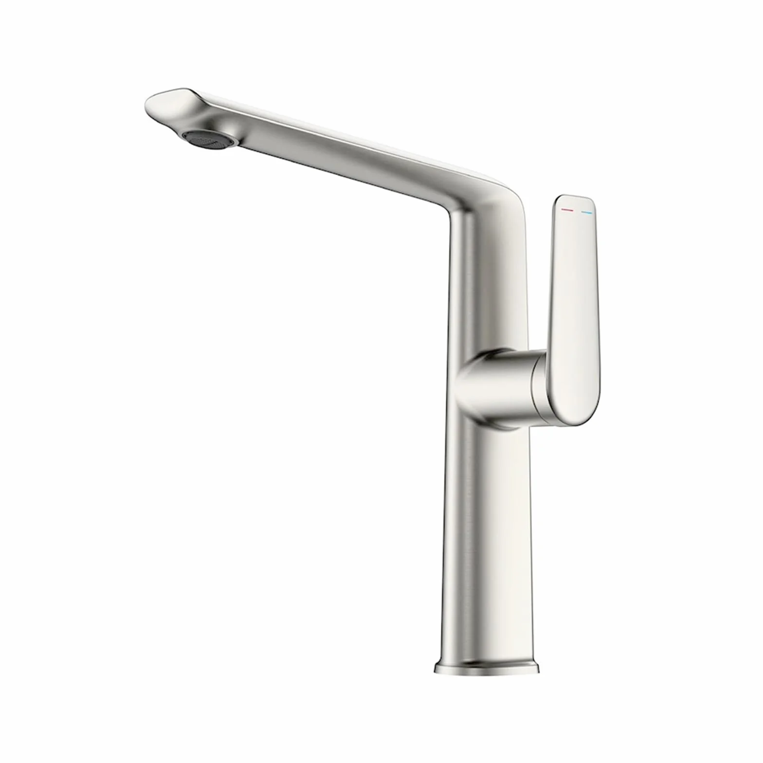 Luksusowe baterie łazienkowe Bateria zlewozmywakowa Gourmet Bateria umywalkowa Kran z ciepłą i zimną wodą(Nickel Brushed)