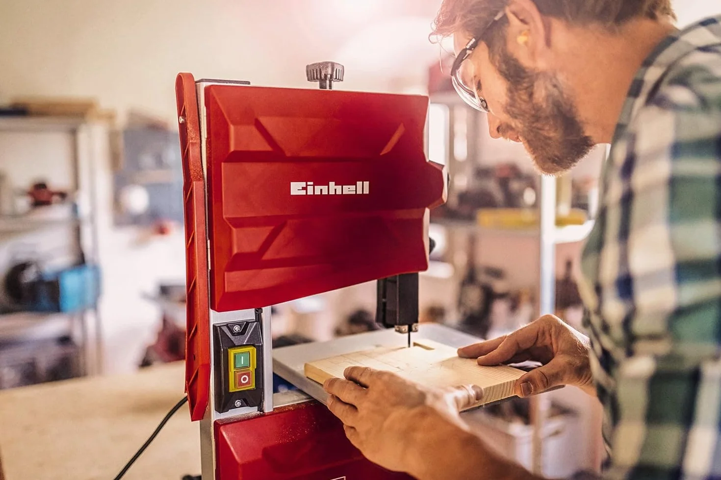 Einhell Tc-Sb 200/1 Piła Taśmowa, Czerwony, ‎45 x 60.5 x 68 cm