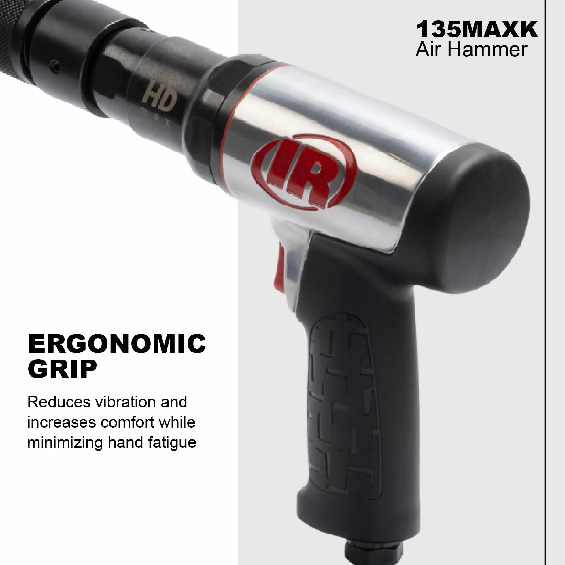 Ingersoll Rand Młot Pneumatyczny 135MAXK 2600 Udarów/Min 76mm Skok 3/4 cala Zestaw 5 Przecinaków