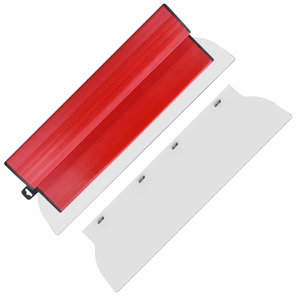 Zestaw narzędzi do szpatułki, szpachelka do powierzchni 40 cm, szpachelka do tapetowania, szpachelka wygładzająca, zestaw do suchej zabudowy, skrzynka szpachlowa, narzędzie do tynkowania – w zestawie