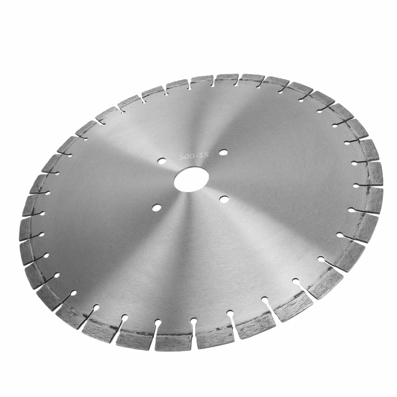 Eujgoov 20-calowy Diamentowy Brzeszczot do Betonu o średnicy 500 Mm z 2-calowym Trzpieniem, wysokość 15 Mm, 5400 obr./min., do Cięcia na Mokro i na Sucho Bloczków Betonowych z Cegły