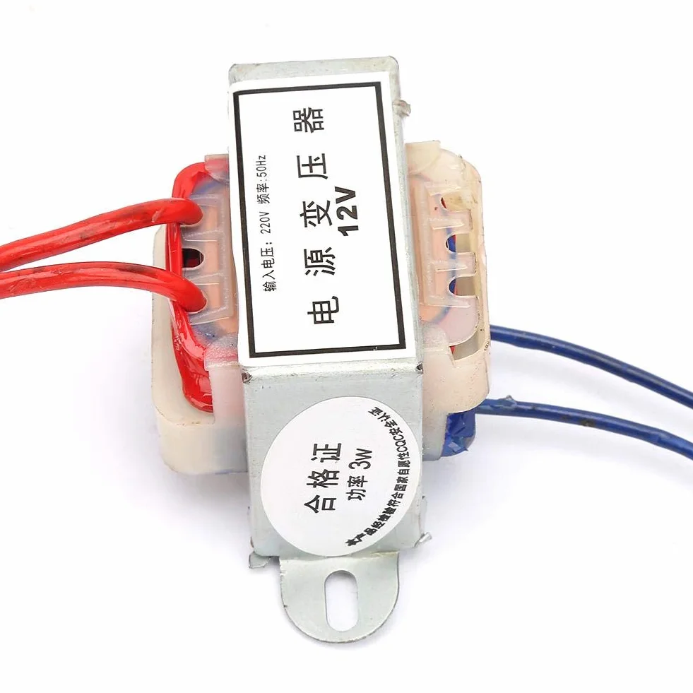 Transformator elektryczny AC 220 V na AC 12 V Single Power Transformator izolowany zasilacz transformator (12 V)
