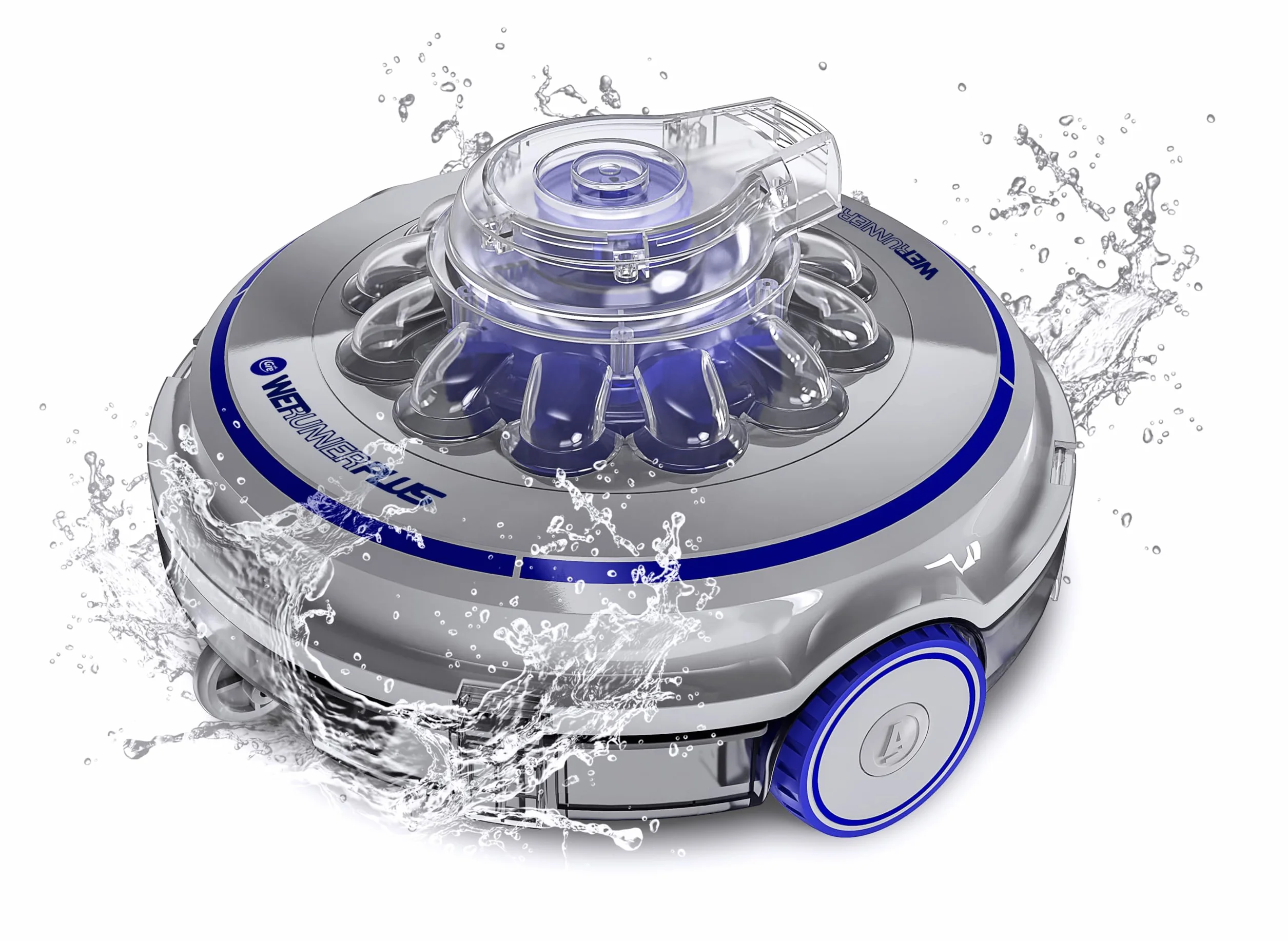 Gre RBR75 Wet Runner Plus Bezprzewodowy Elektryczny Robot do Czyszczenia Basenów, o Powierzchni do 50 m2