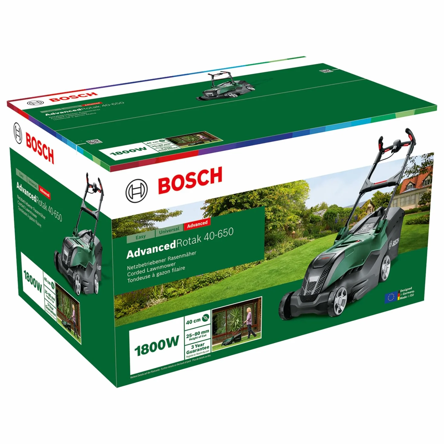 Bosch AdvancedRotak 40-650 kosiarka sieciowa 1700 W 40 cm