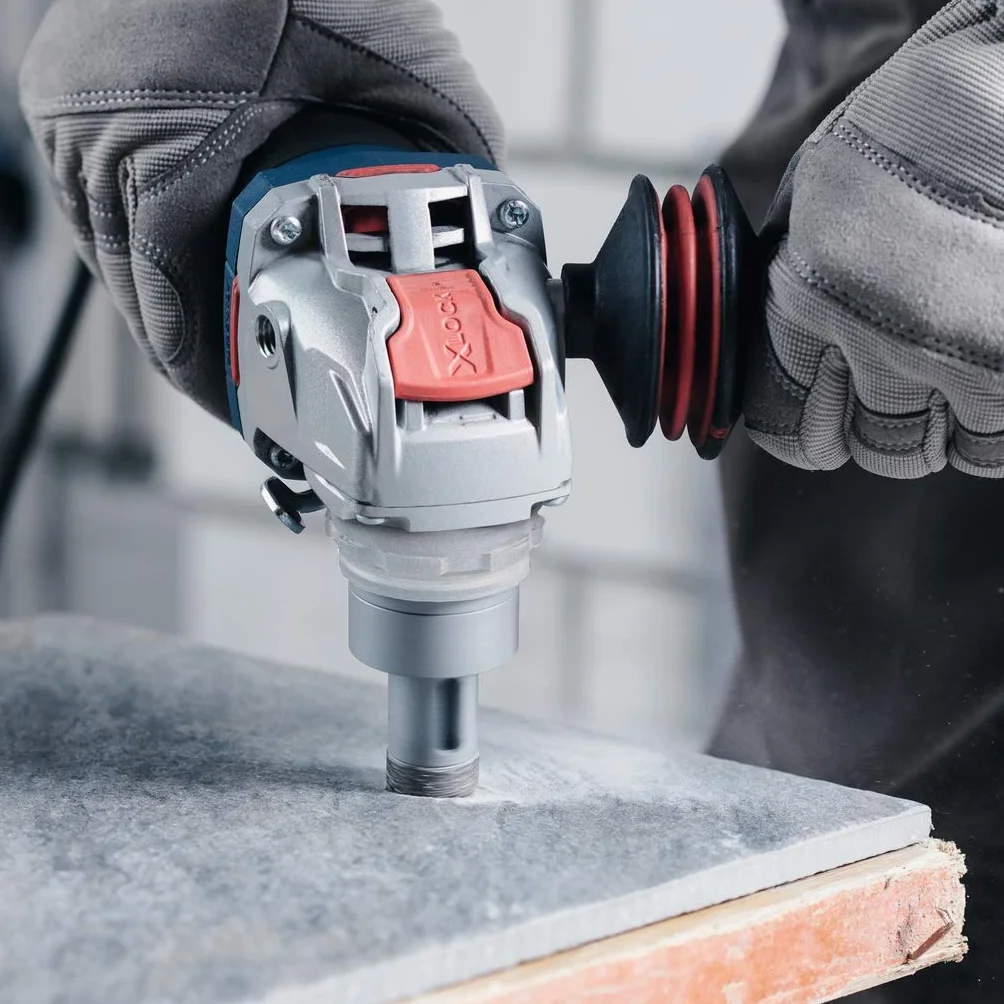 Bosch Professional: szlifierka kątowa GWX 9-125 S (900 W, możliwość stosowania osprzętu X-LOCK, Ø tarczy: 125 mm)