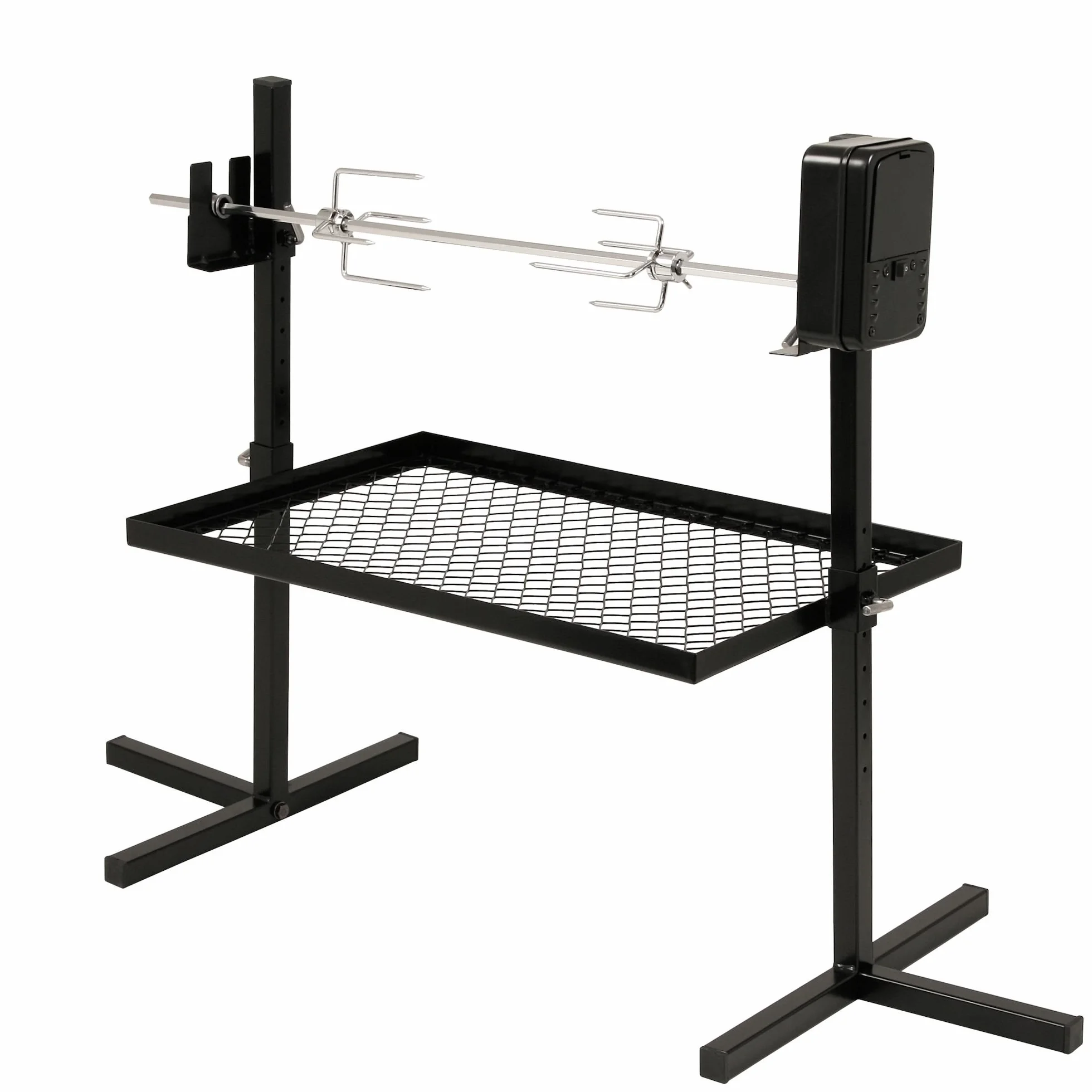 BBQ-Toro Zestaw szpikulców do grilla 70 cm z silnikiem i podstawą