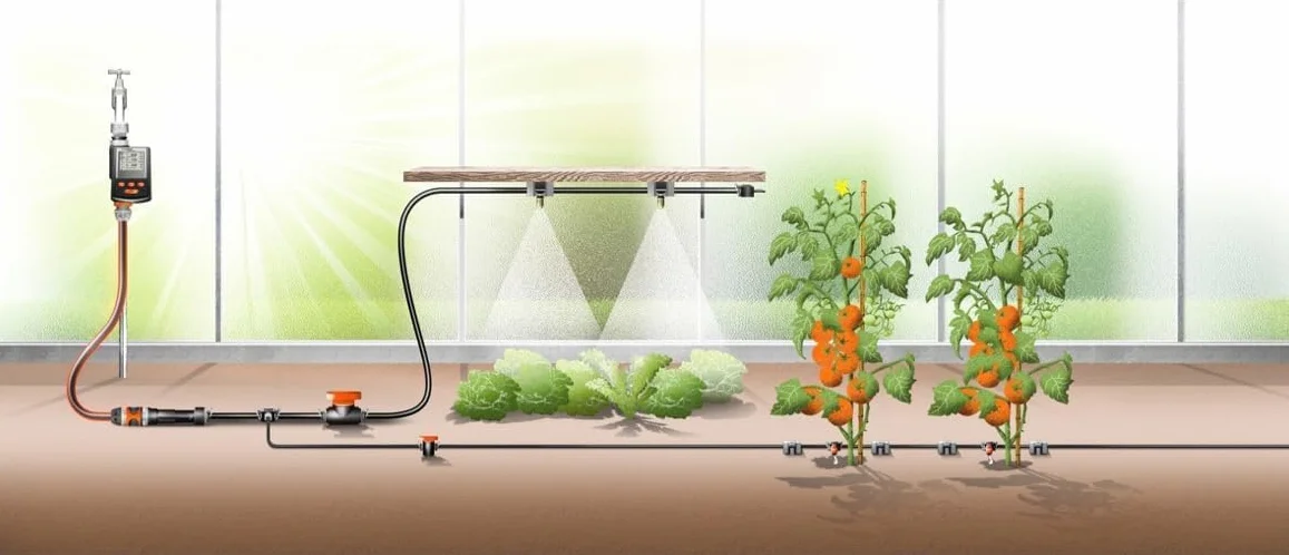 Gardena Micro-Drip-System zawór zamykający 4,6 mm (3/16 cala) płynna regulacja 2 szt.