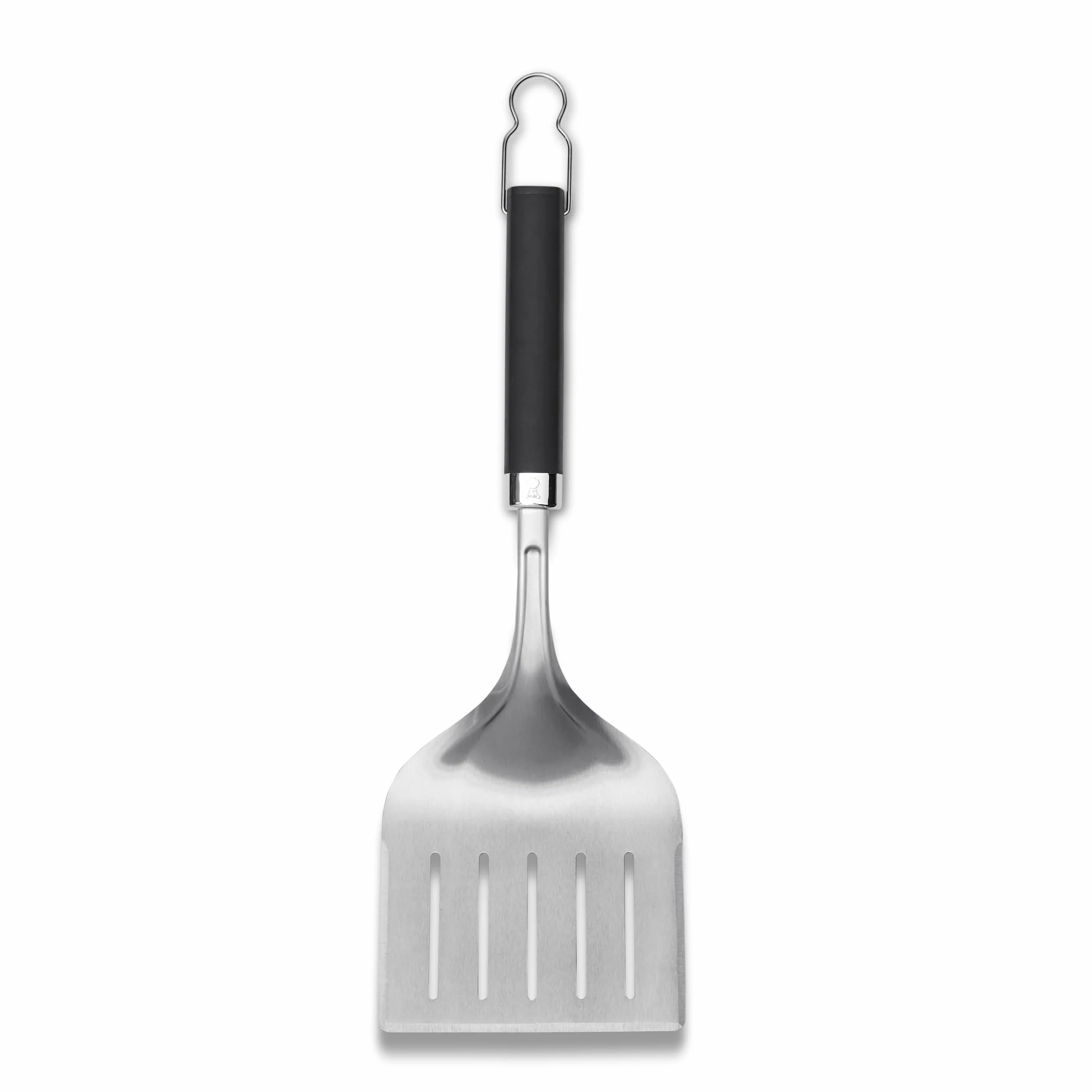 Weber Premium Łopatka Szeroka 45cm Stal Nierdzewna Trzy Ostre Krawędzie Czarny Srebrny