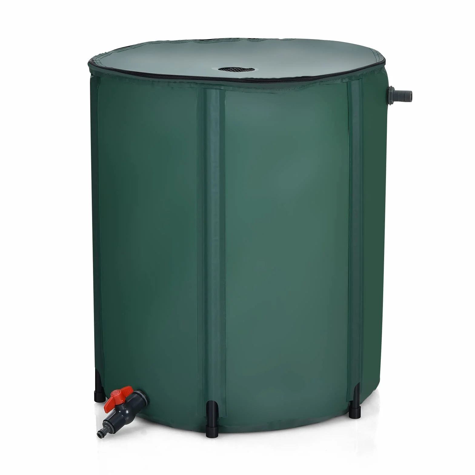 COSTWAY 225 l zbiornik na deszczówkę składany PCW 60 x 60 x 80 cm