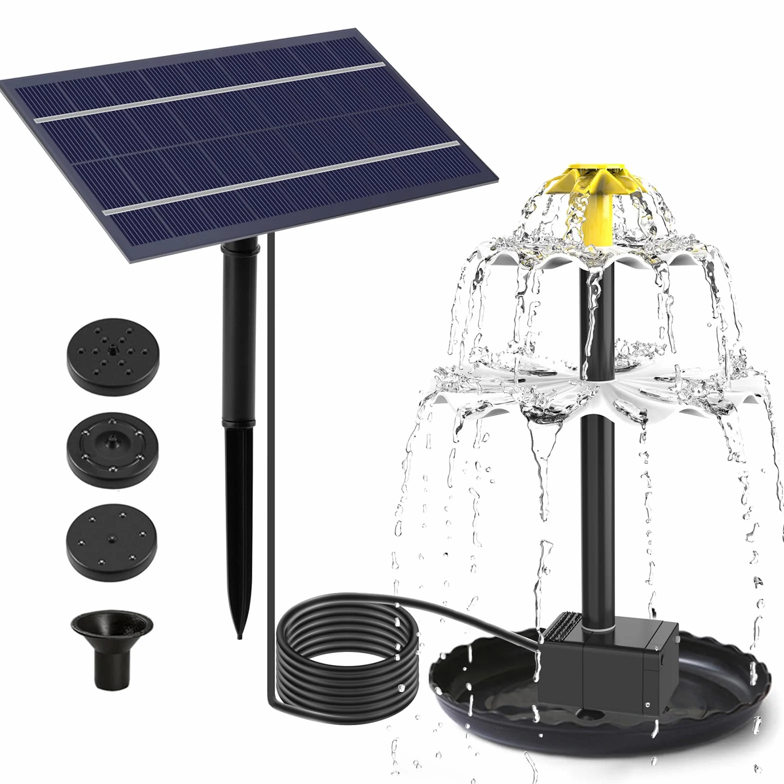 Solarna pompa wodna do stawu fontanny ogrodu 2,5 W