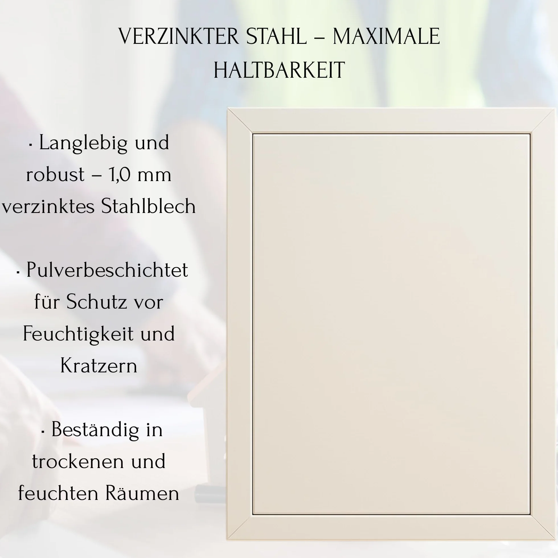 TMALASER Drzwi rewizyjne metalowe 40 x 70 cm stal ocynkowana – klapa rewizyjna biała 400 x 700 mm push to open/Klick-Klack - drzwi inspekcyjne do ścian murowanych i karton-gips