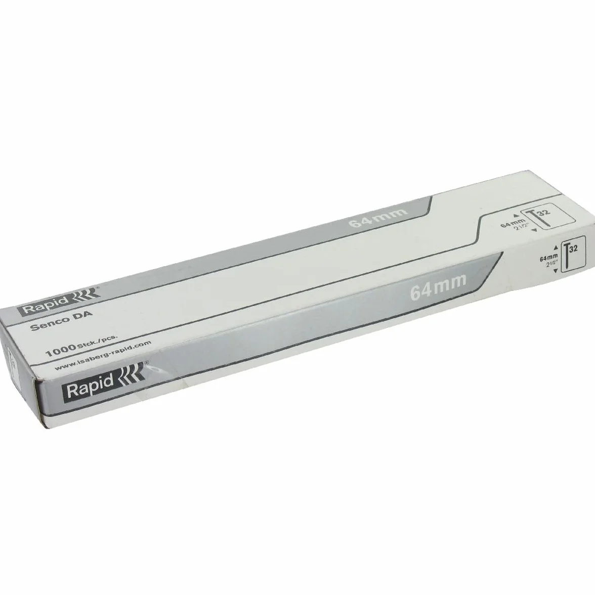 Rapid 40104410 gwoździe typ 32/64 mm, 1000 szt. pudełko, 64 mm, 1000 sztuk