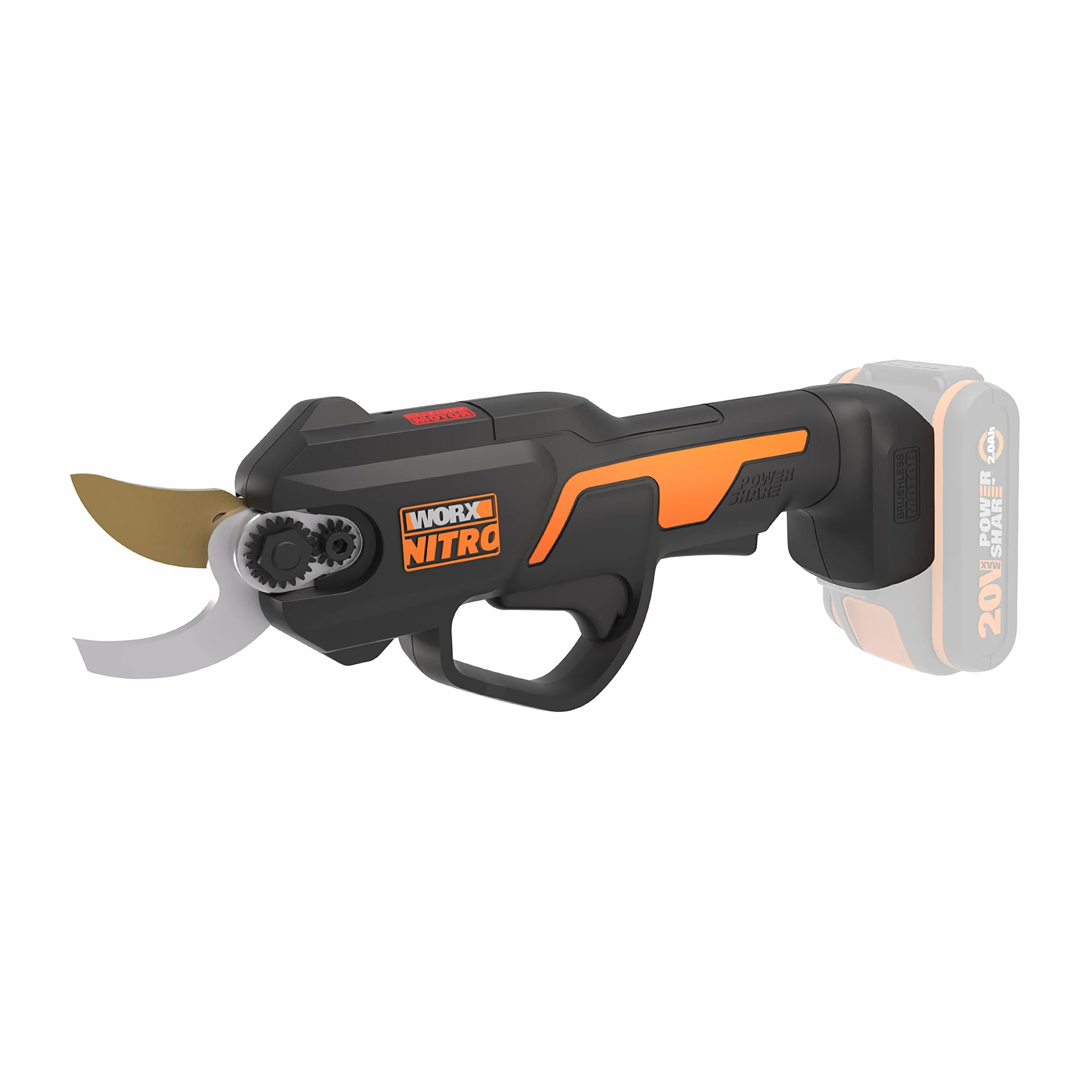 WORX Nitro WG330E.9 Akumulatorowe Nożyce do Gałęzi 20 V Bezszczotkowe