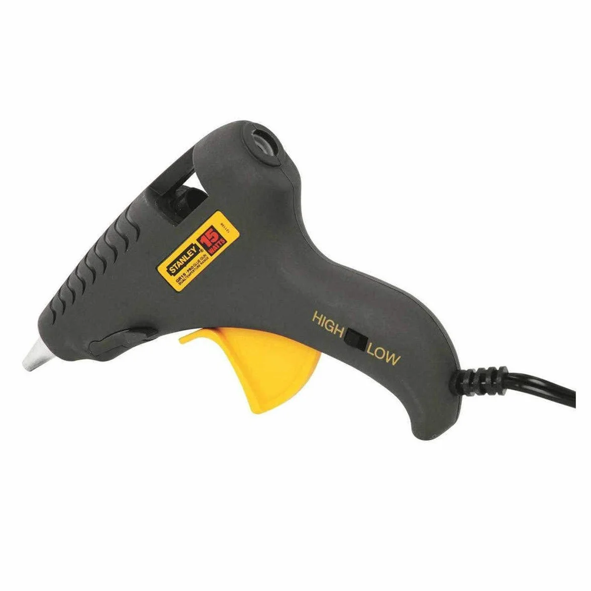 STANLEY Skuteczny Pistolas cola termofusible gr15 mini dla profesjonalistów i majsterkowiczów do codziennego użytku ergonomiczna konstrukcja