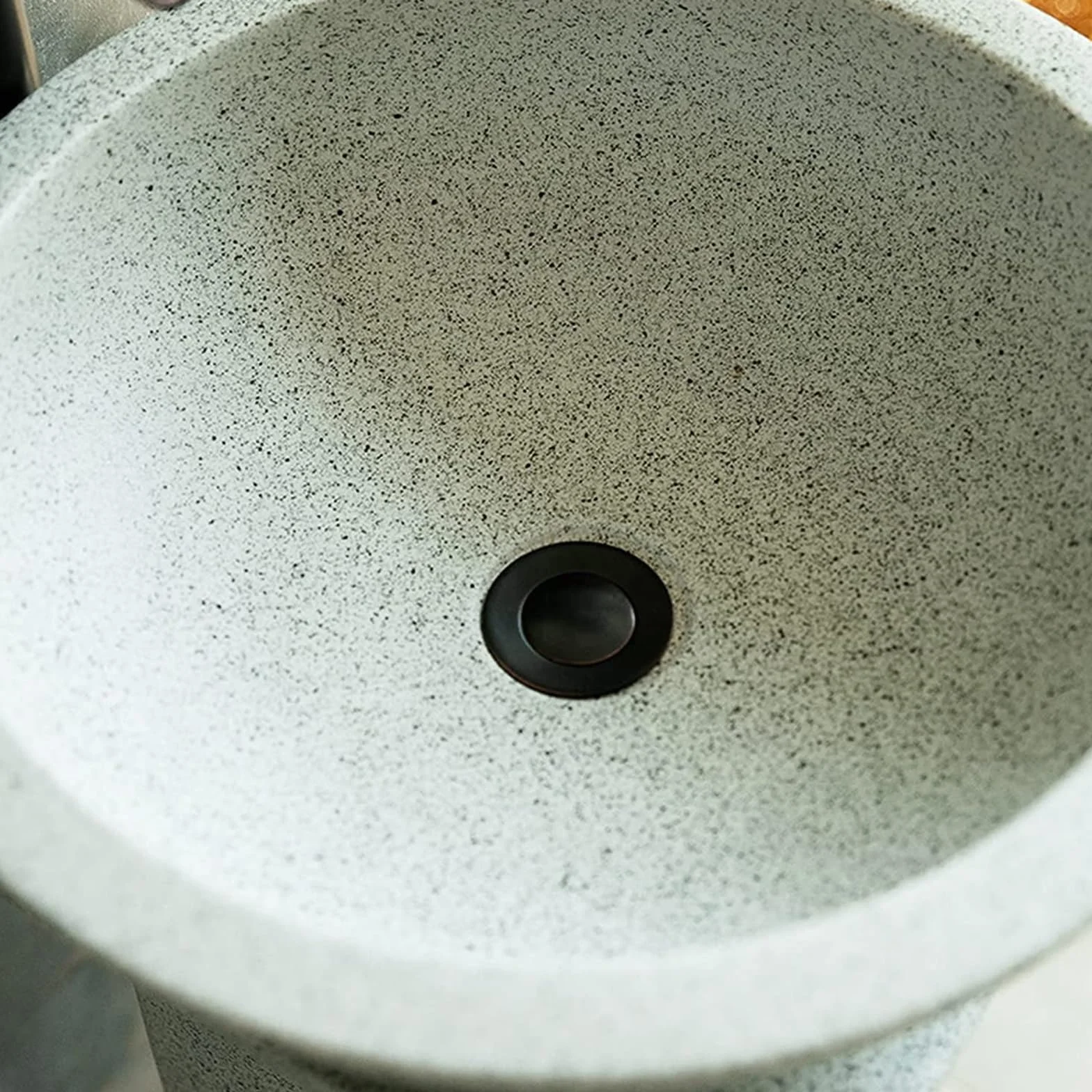 Umywalka Łazienkowa Nablatowa, Ceramiczna Umywalka Łazienkowa, Umywalka Na Postumencie, Styl Industrialny, Ręcznie Robiona Ceramiczna Umywalka Kolumnowa Z Kranem I Odpływ,PedestalBasinSink