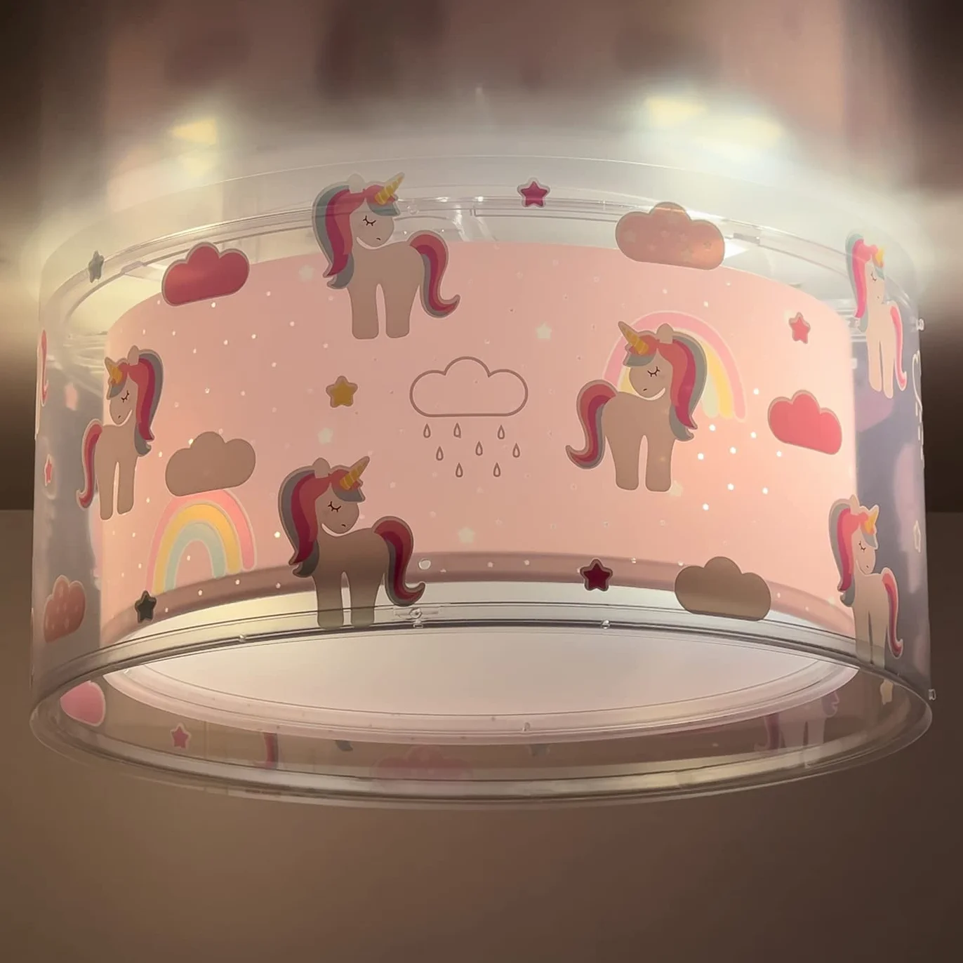 Dziecięca lampa sufitowa Dalber Unicorns Animals