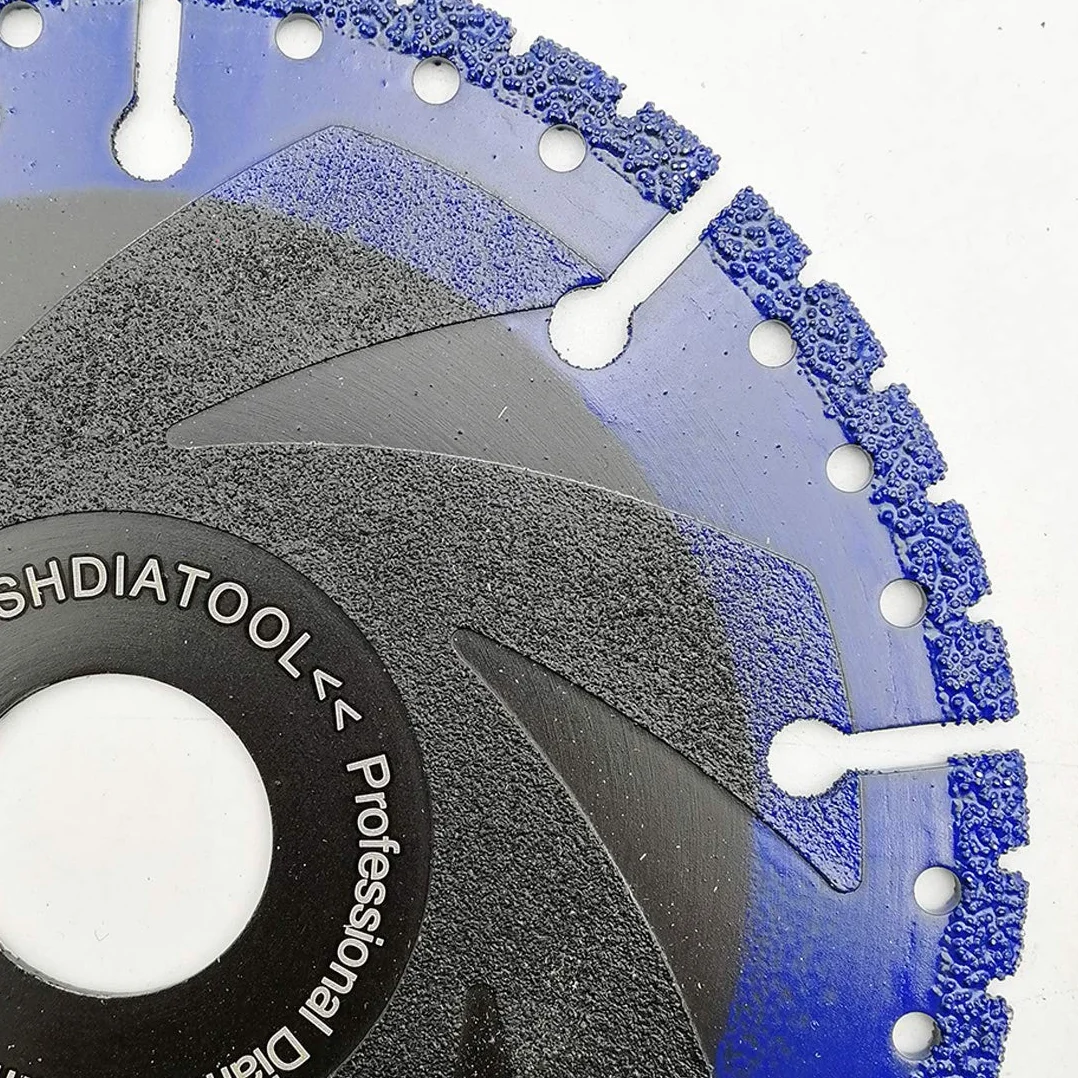 SHDIATOOL Tarcza tnąca diamentowa 2 szt. 5 cali / 125 mm luzowana próżniowo kółko do odcięcia do wszystkich zastosowań ostrza do rozbiórki do kamienia żelaza stali metalu