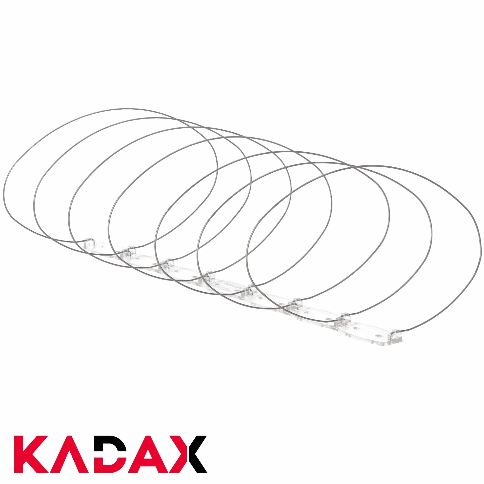KADAX Spirala odstraszająca ptaki, 9 sztuk, 3 m, ochrona przed gołębiami, ze stali nierdzewnej, tworzywo sztuczne, ochrona przed ptakami, na parapet, dach, ochrona przed gołębiami, wróblami, srokami