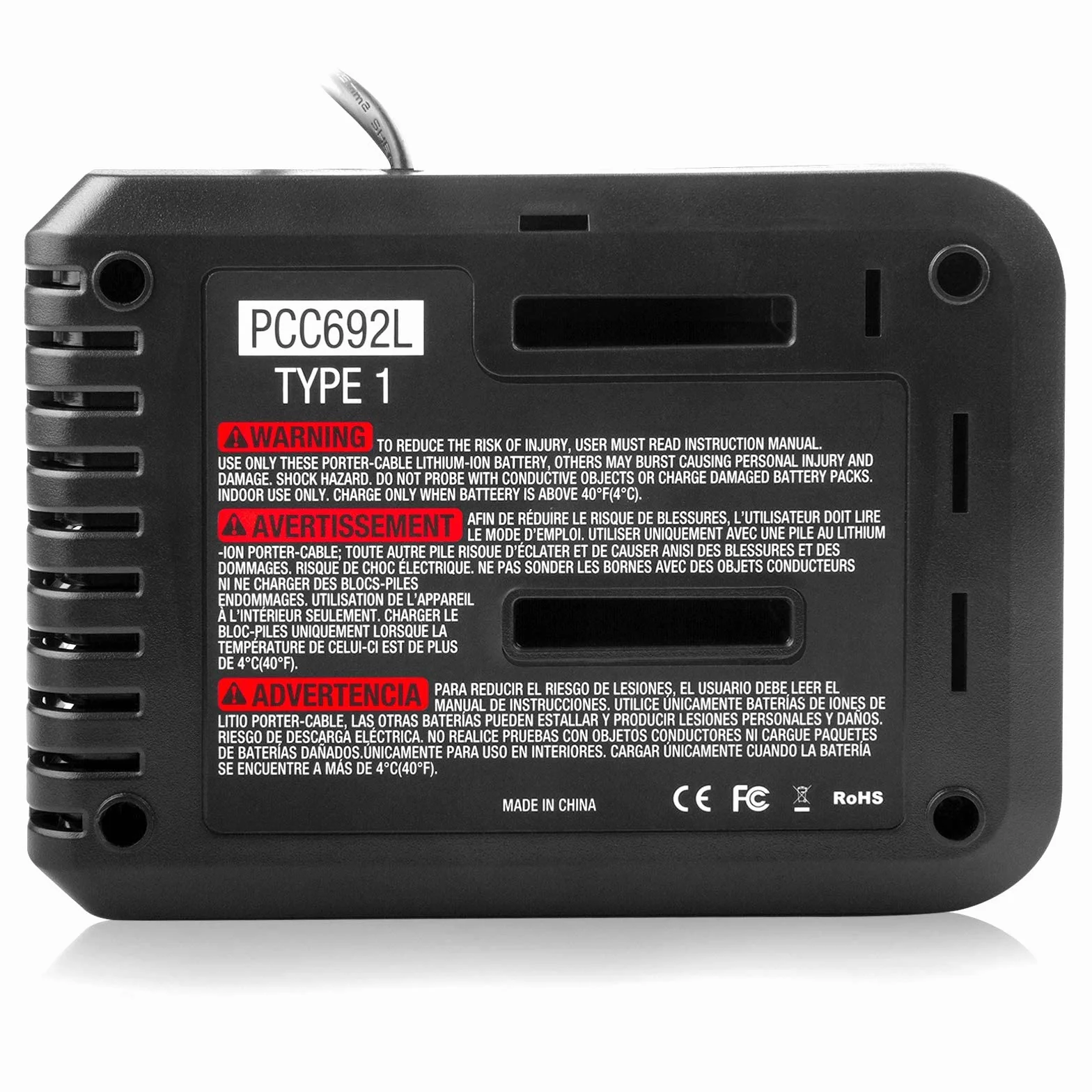 Quick Charger [for Porter-Cable 20V MAX] & [for Black+Decker 20V MAX] Lithium Battery PCC680L PCC681L PCC682L PCC685LP PCC699L and Battery LBXR20 LBXR2020 LBX4020
