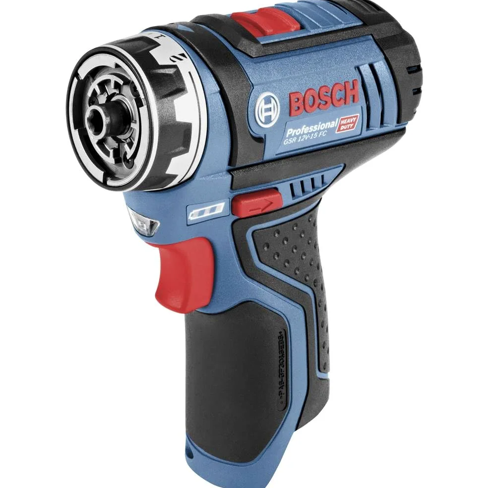 Bosch Professional system 12V: akumulatorowa wiertarko-wkrętarka GSR 12V-15 FC (bez akumulatorów i ładowarki, opakowanie kartonowe)