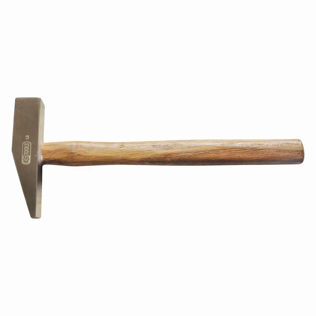 KS Tools 963.2161 BRONZE+ Młotek murarski 800 g, z rękojeścią z drewna Hickory