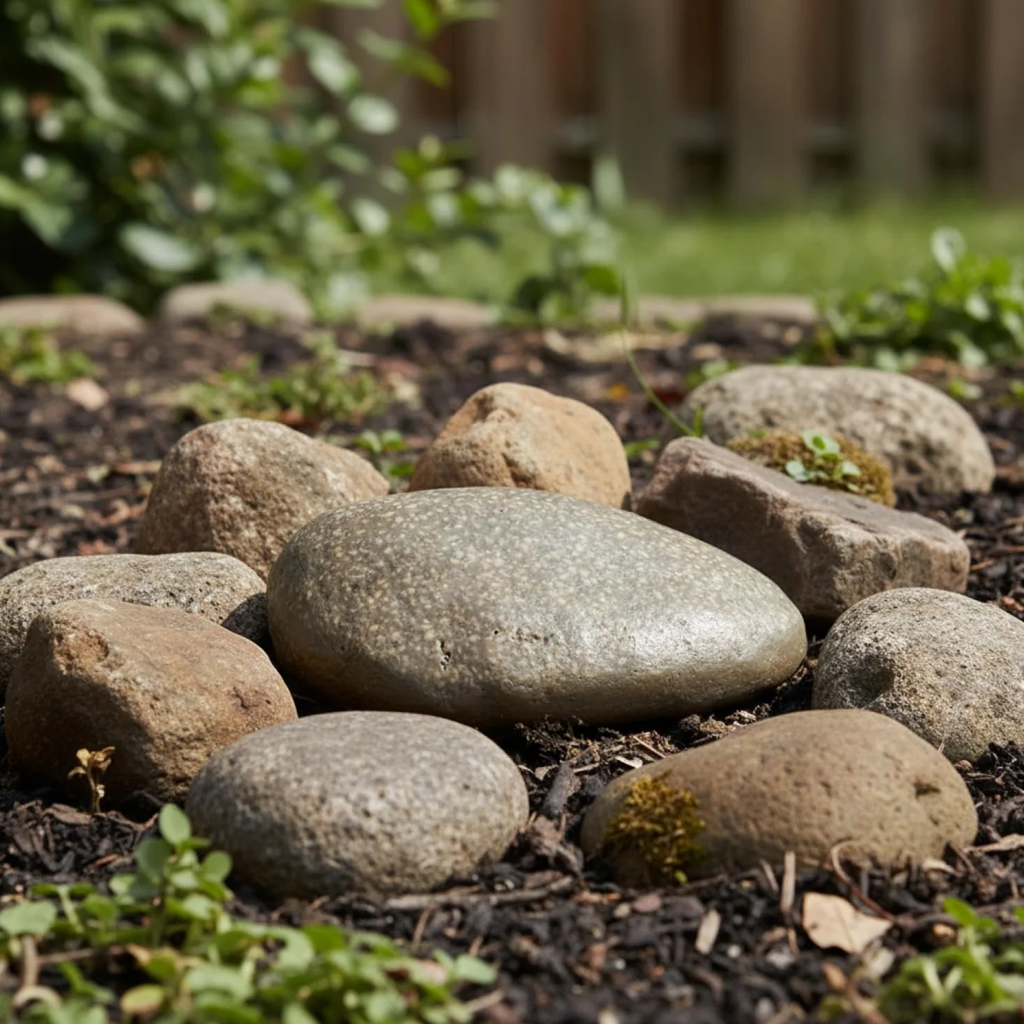 COM-FOUR® Key Stone „Pebblestone” - imitacja kamienia z tajna przegródka - sztuczna skala do geocachingu - kryjówka na klucze o wygladzie kamienia - kamienny manekin (1 sztuka - plaska)