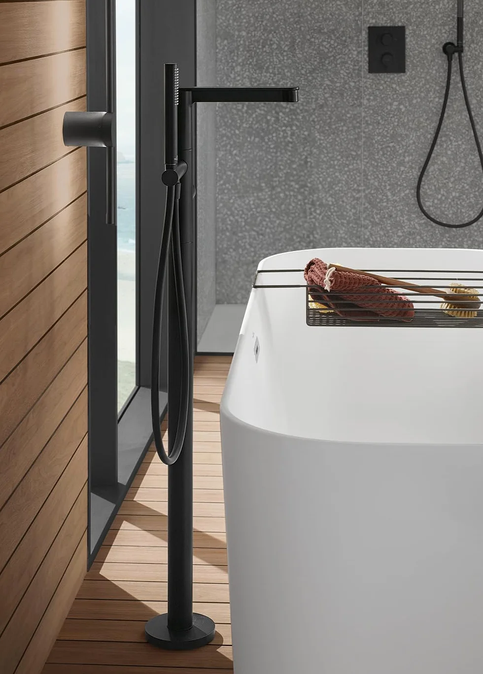 Villeroy & Boch Universal Showers wąż prysznicowy ręczny, elastyczny wąż prysznicowy z zabezpieczeniem przed przekręceniem, wąż prysznicowy do prysznica i wanny, odporny na zginanie, 1,20 m, matowy