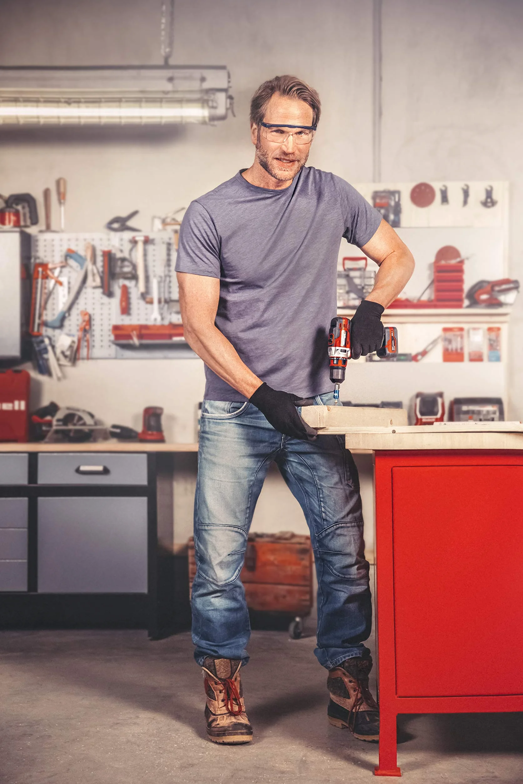 Einhell TE-CD 12/1 Li wiertarka akumulatorowa 1 x 2,0 Ah (30 Nm, 2-biegowa, elektroniczna regulacja prędkości, światło LED, wytrzymała metalowa przekładnia, ergonomiczna konstrukcja + miękki uchwyt, w
