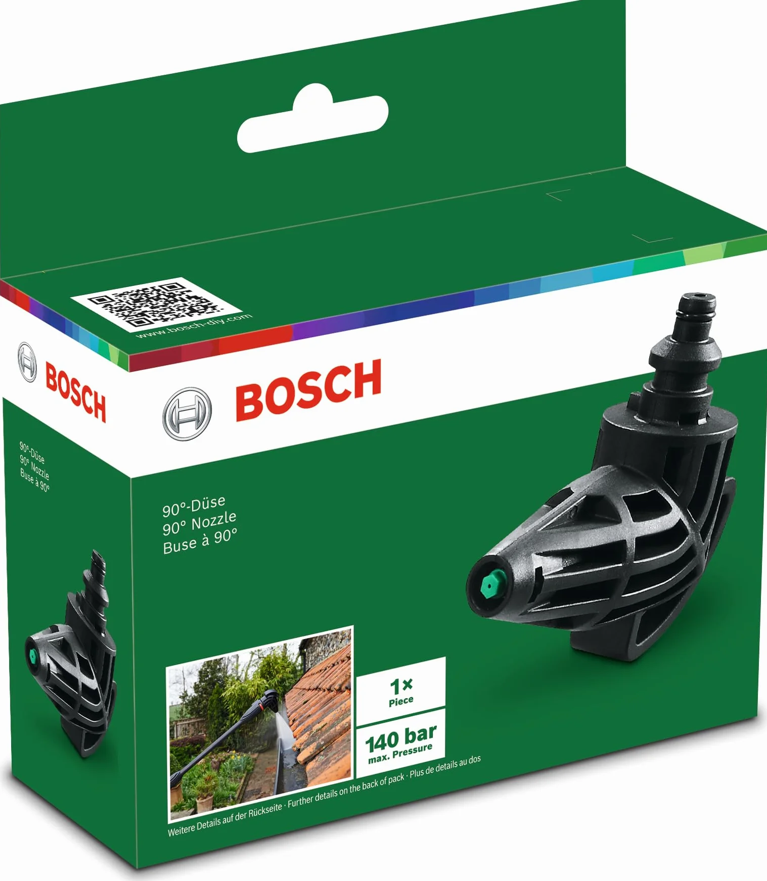 Bosch Home and Garden dysza 90 stopni do myjki wysokociśnieniowej AQT 37-13