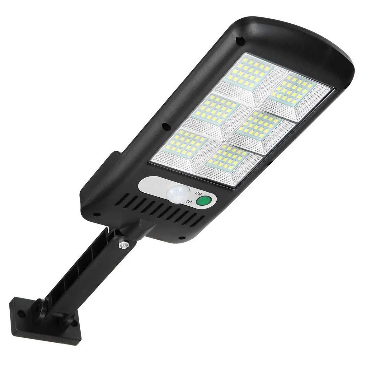Solarna lampa uliczna 120 LED czujnik ruchu PIR lampa słoneczna IP65 wodoodporne oświetlenie zewnętrzne lampa ogrodowa oświetlenie naścienne Led (2 szt.)
