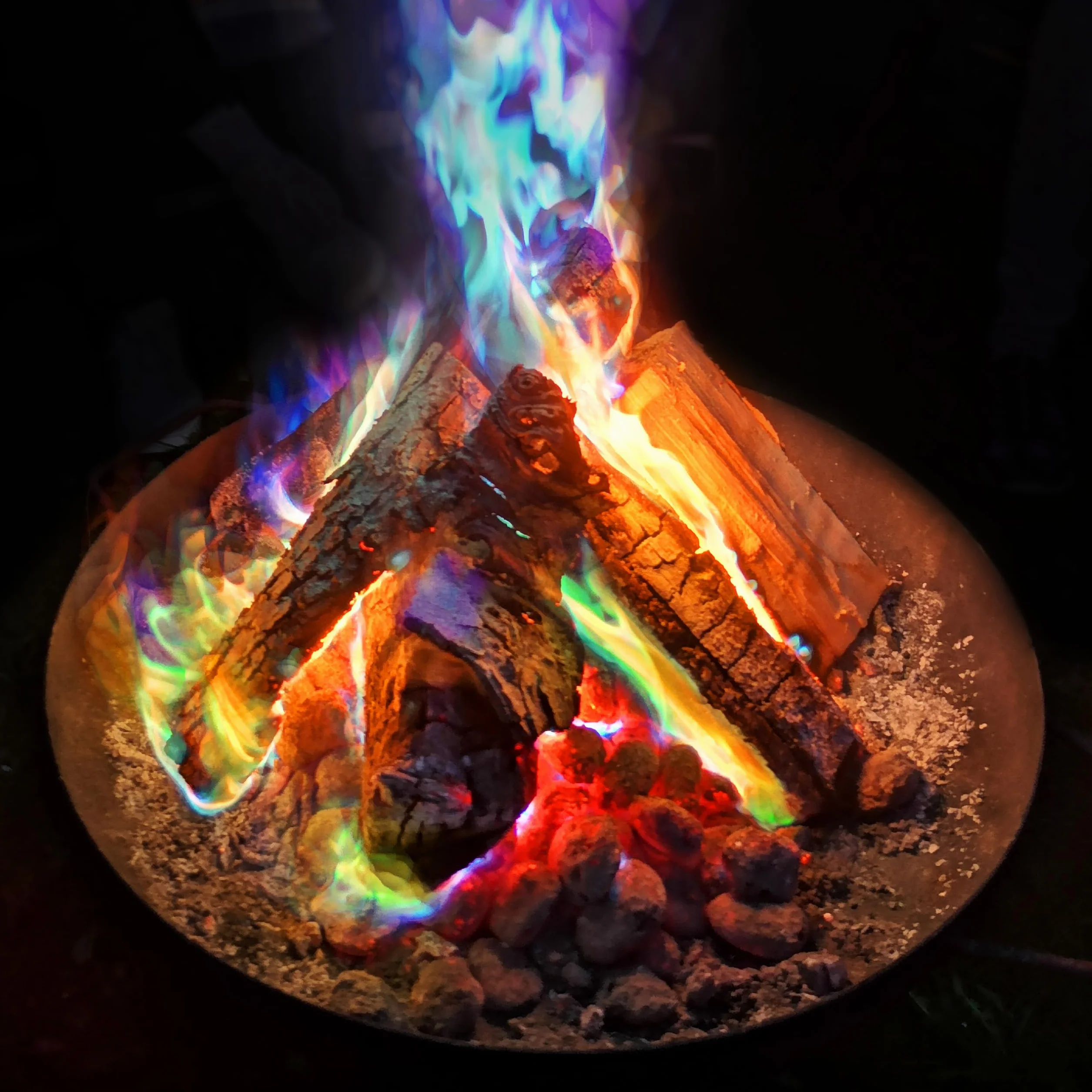 Feuerfarben proszek zmieniający kolor ognia 250 gramów