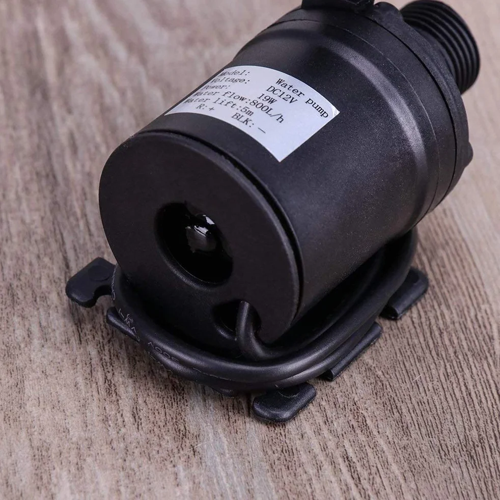 DC 12 V 800L / H 5M bezszczotkowa pompa zatapialna do systemu obiegu wody układu cyrkulacji słonecznej