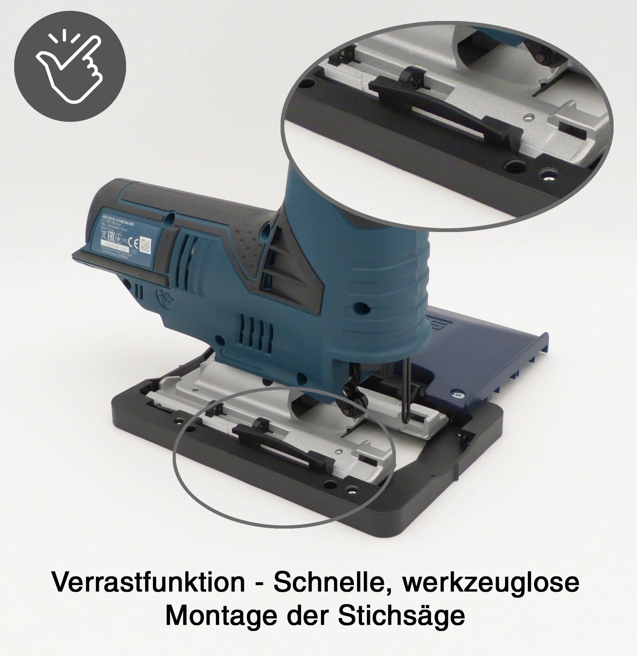 SLE profesjonalny adapter prowadnicy do Bosch GST 12V-70 adapter do wyrzynarki Makita/Festool/Bosch/Mafell/Einhell/Milwaukee/Metabo
