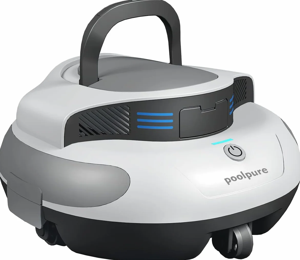 POOLPURE Robot basenowy bezprzewodowy 5000 mAh IPX8 podwójny silnik automatyczne parkowanie