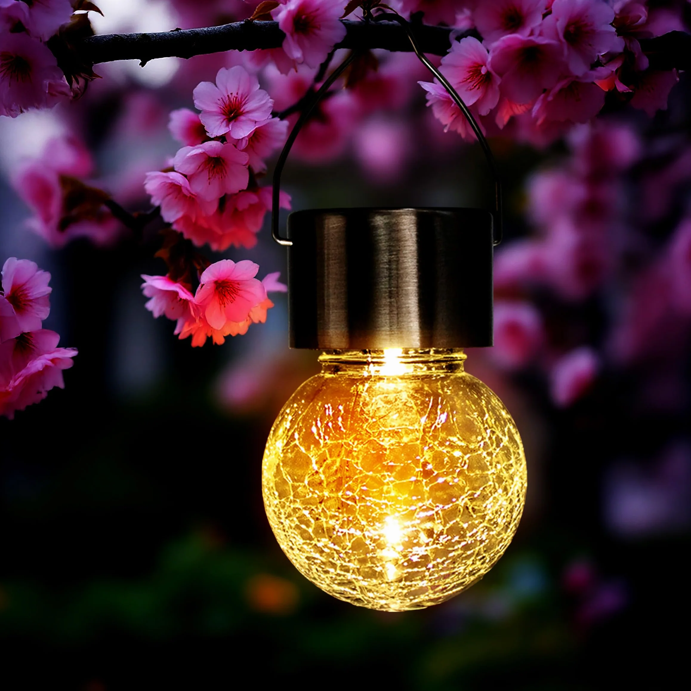 Spetebo 5 x solarna lampa wisząca LED – dekoracja ogrodowa lampa solarna lampa ogrodowa lampa wisząca