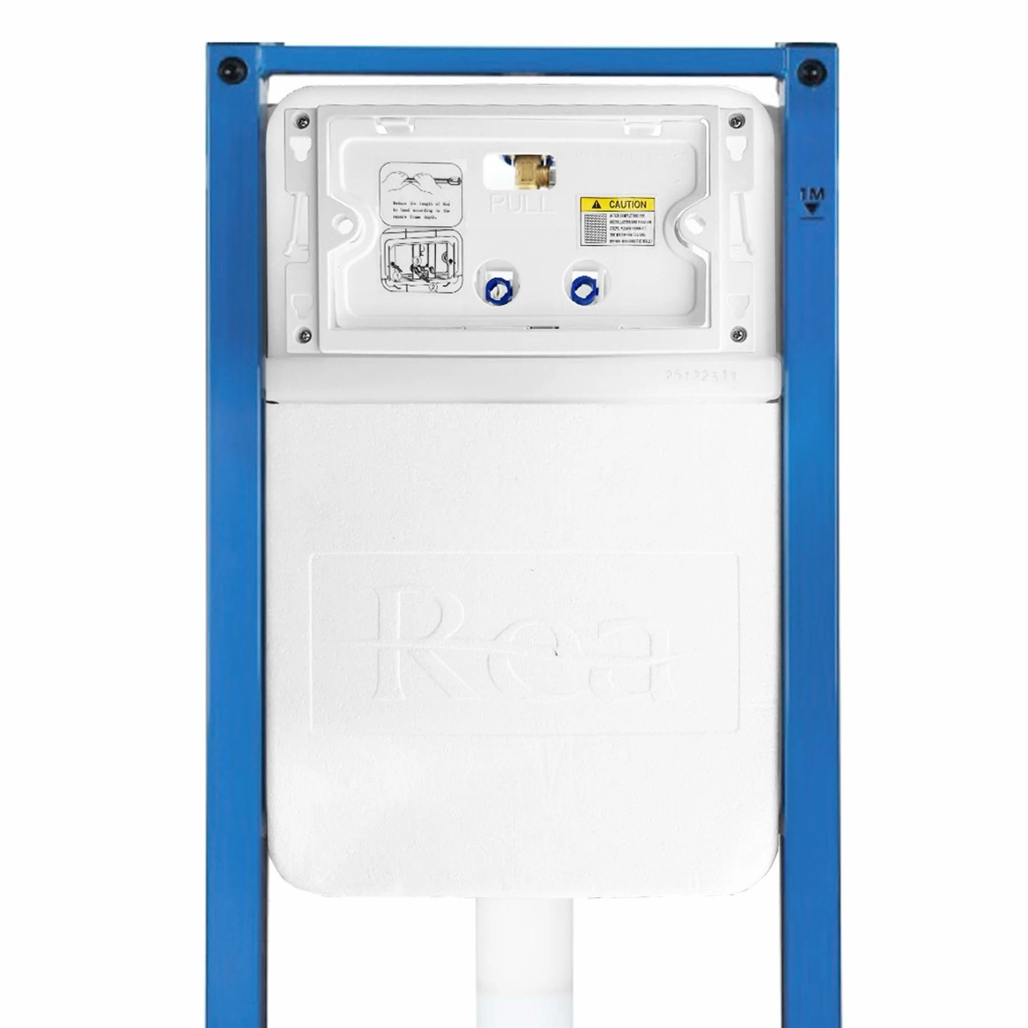Rea - Stelaż Zestaw Podtynkowy Slim 024n Do Mis Wc Z Przyciskiem Hd Złoty - 22x35,2x106,2 cm