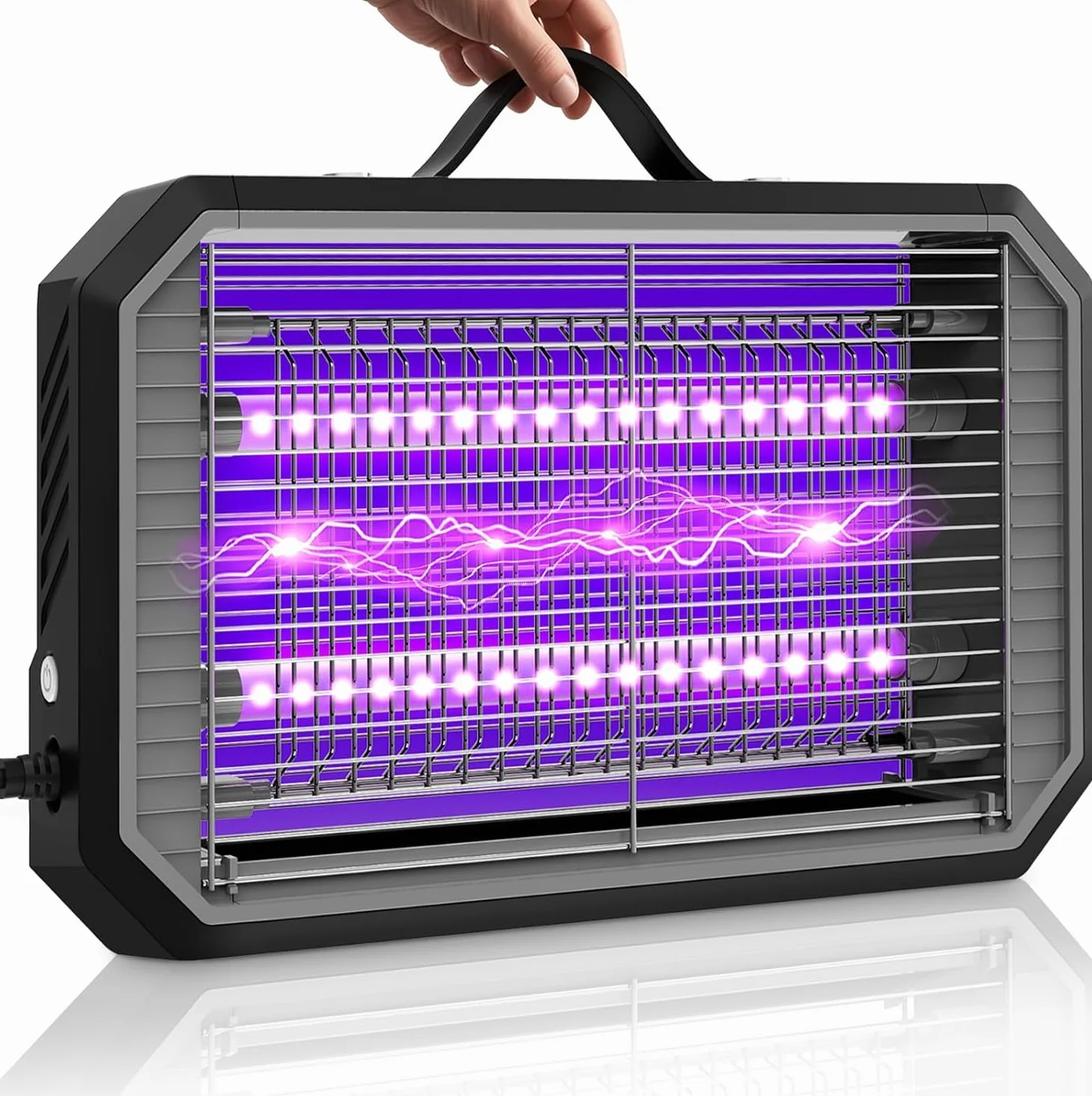 Loowoko Elektryczna lampa na komary owadobójcza z oświetleniem LED