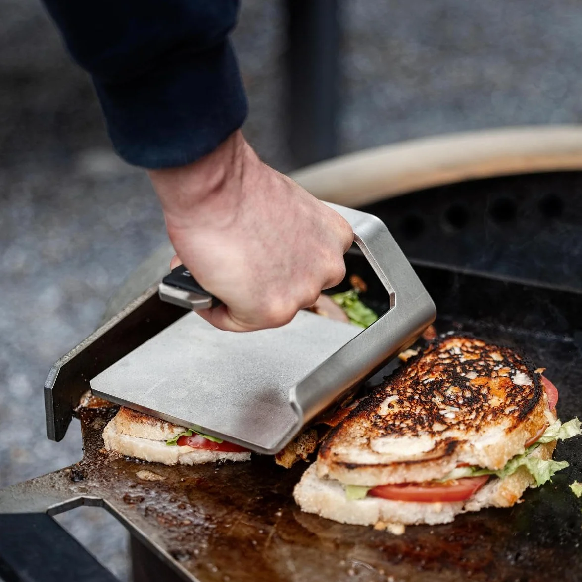 Breeo Prasa do Grilla, Stal Nierdzewna, 1,2 kg, Do Hamburgerów i Steków