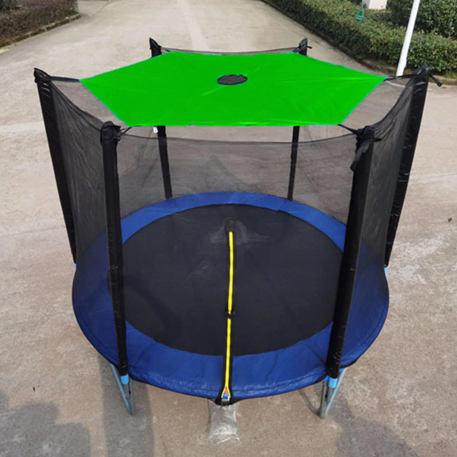 Składany wodoodporny pokrowiec osłona do trampoliny ochrona przed słońcem