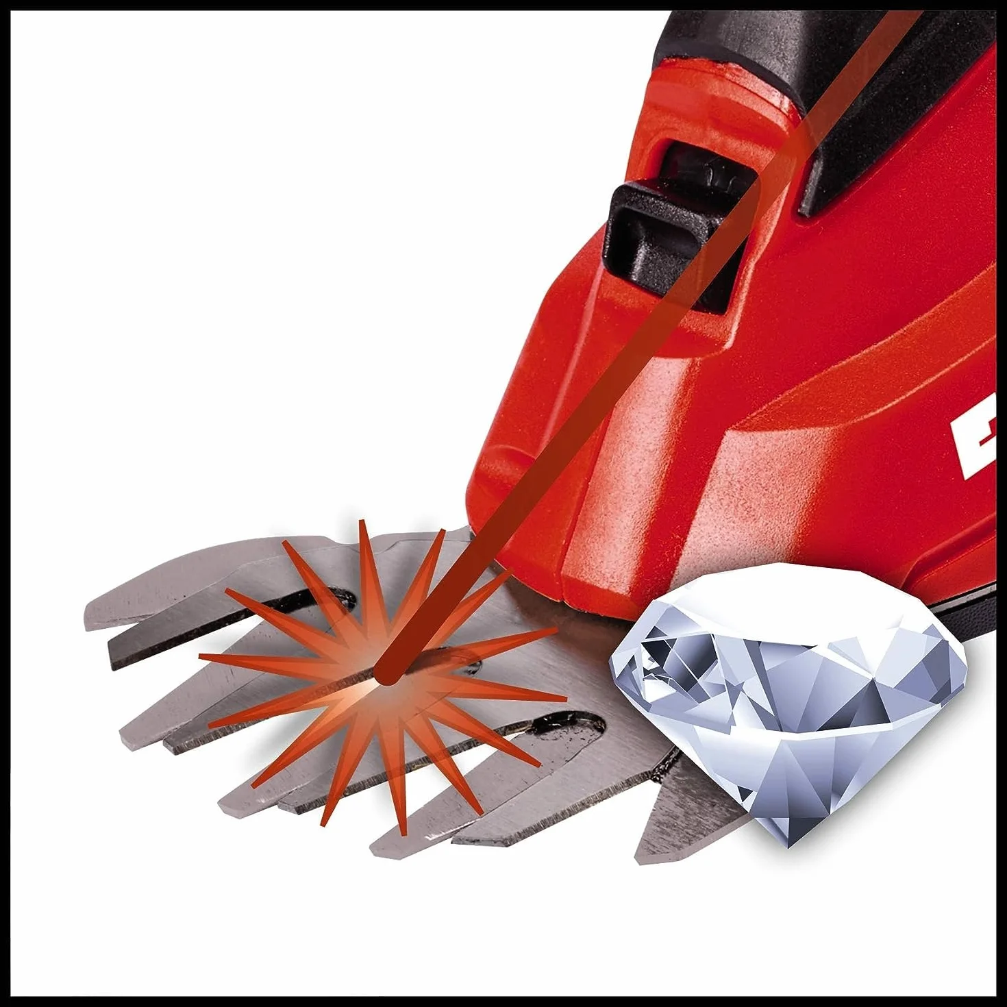 Einhell GC-CG 18 Li-Solo Power X-Change Akumulatorowe nożyce do trawy i krzewów 18 V 200 mm 100 mm Li-ion