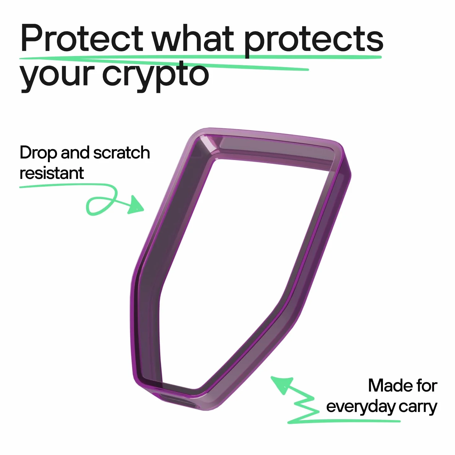 Trezor Silikonowe etui ochronne Safe 5 – amortyzująca osłona ochronna (przezroczysty fiolet)