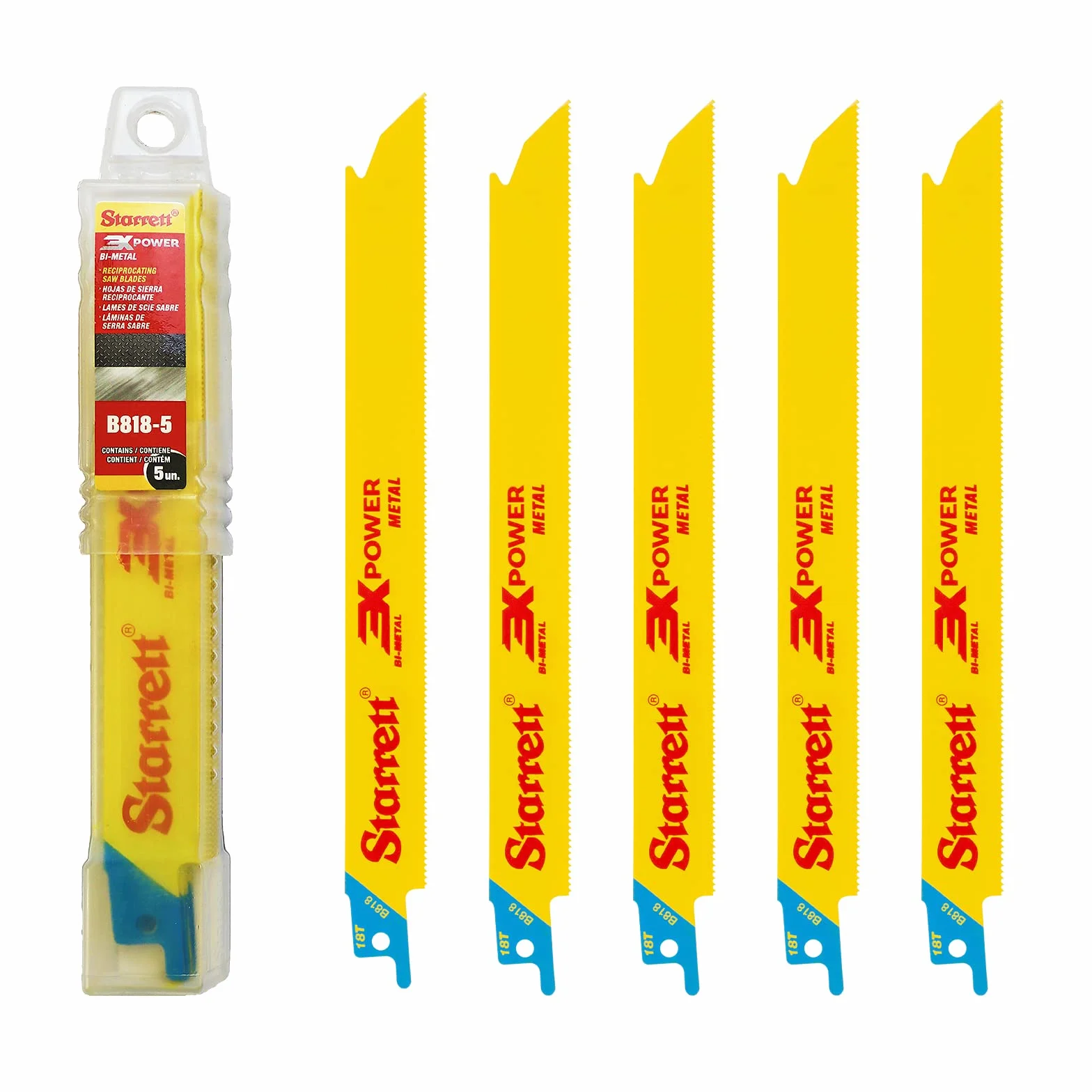 Starrett Brzeszczot do cięcia metalu 200 mm (8 cali) - opakowanie 5 sztuk