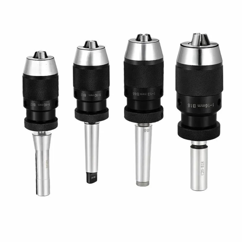Samozaciskowy uchwyt wiertarski B10 B12 B16 B18 B22 do MT1 MT2 MT3 MT4 MT5 R8 C10 C12 C16 C20 1 szt.(B18 (1-16mm) No Rod)