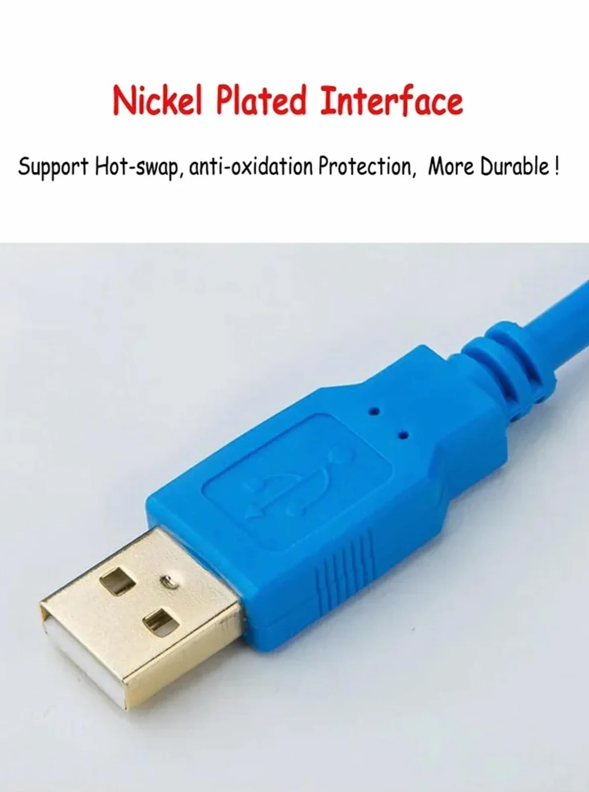 Port USB typu B do kabla peryferyjnego z portem o kwadratowym kształcie z szybką transmisją USB typu B (typ B z adapterem)