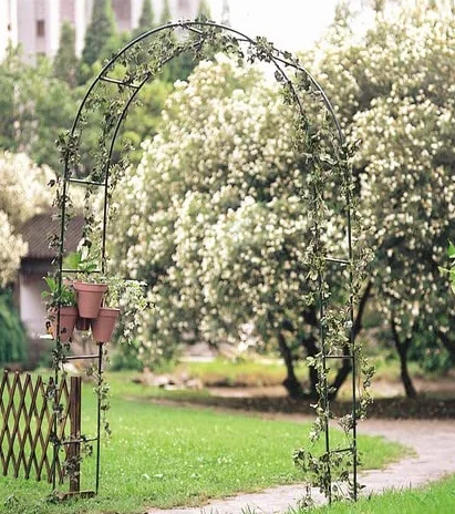 Pergola Ogrodowa Metalowa Łuk do Róż Pnącz