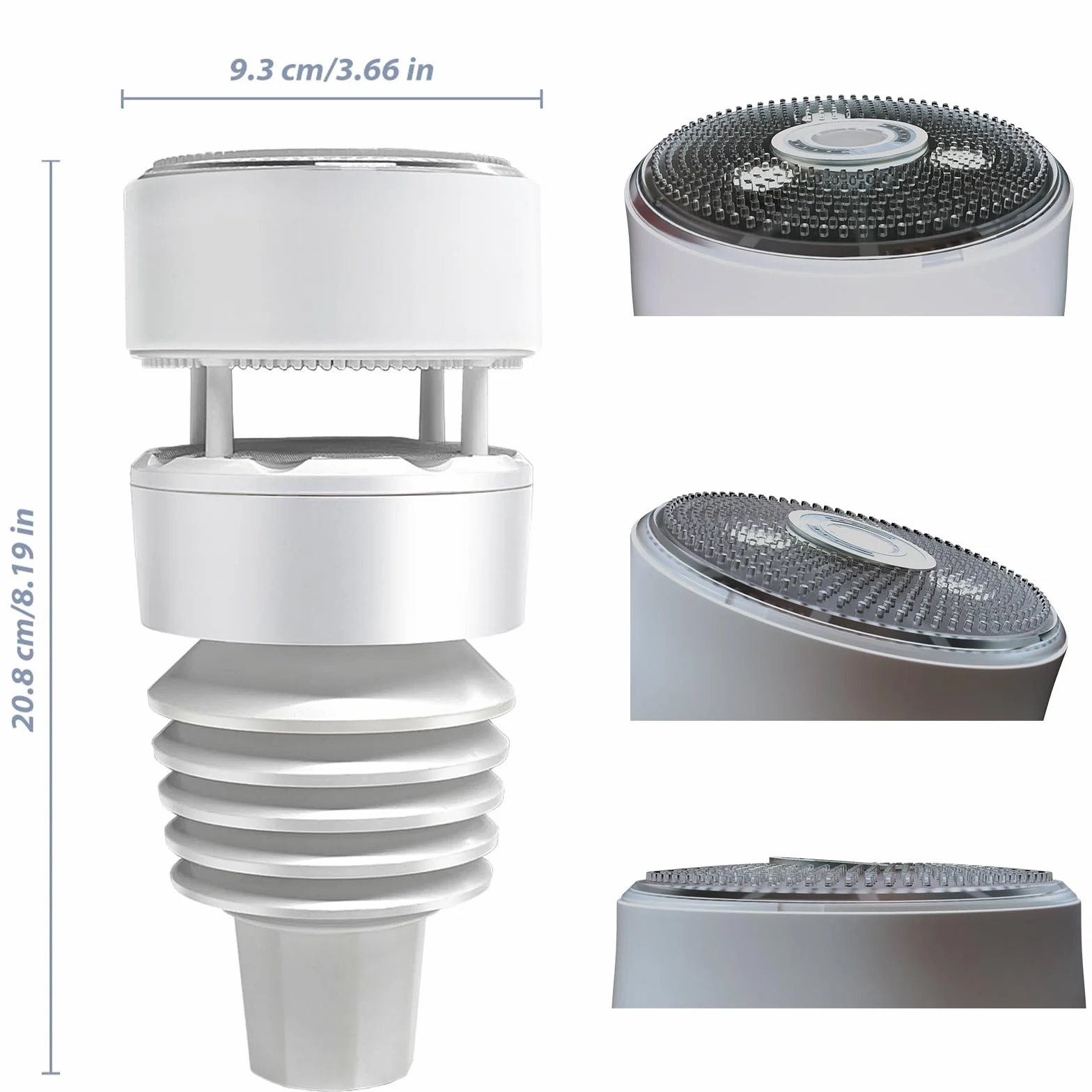 ECOWITT Wittboy stacja pogodowa 3 w 1 WiFi Hub 7 w 1 bezprzewodowy czujnik zewnętrzny zasilany energią słoneczną 868 MHz