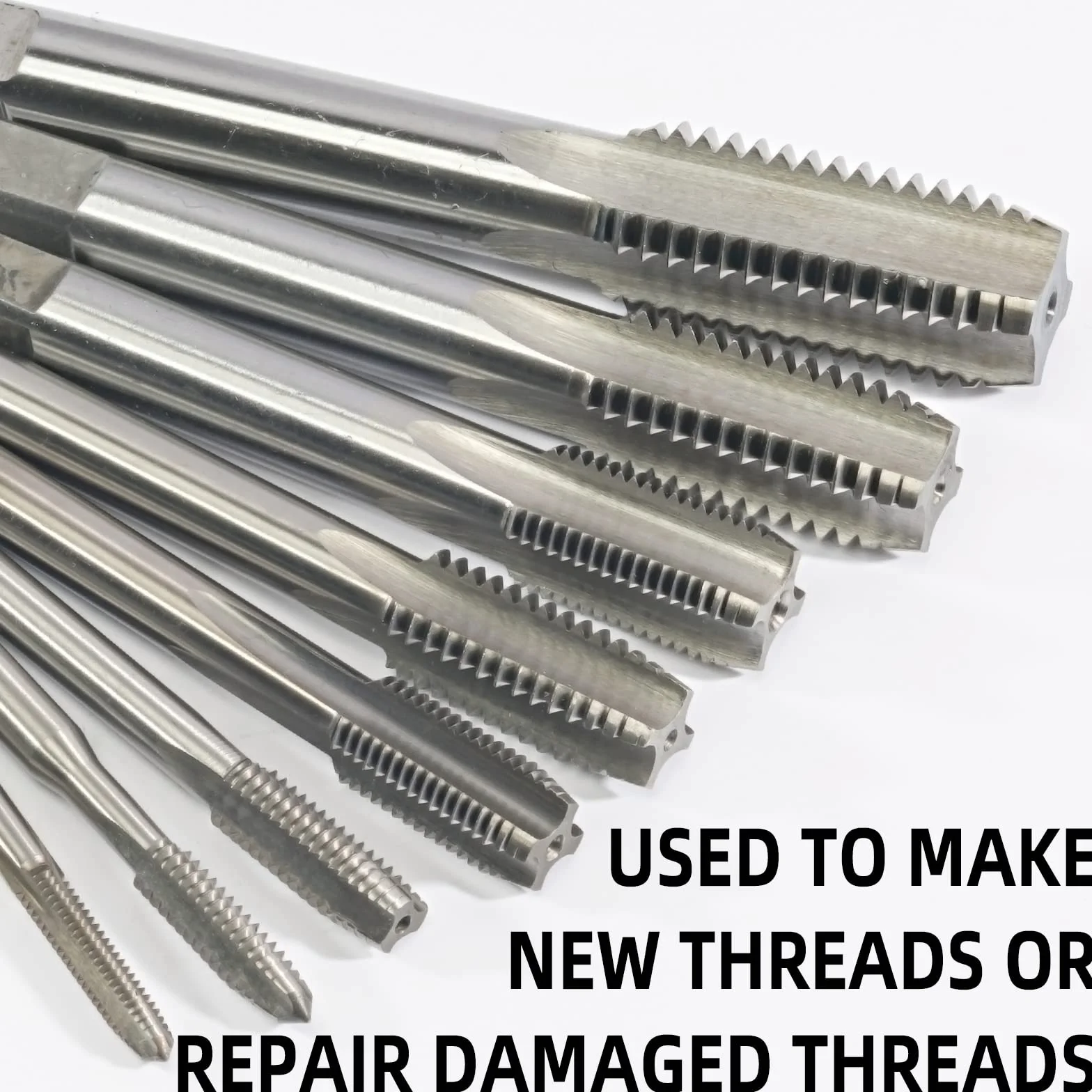 Gwint metryczny M9,5 x 1,0, kran maszynowy HSS prawa ręka M9,5 x 1 mm