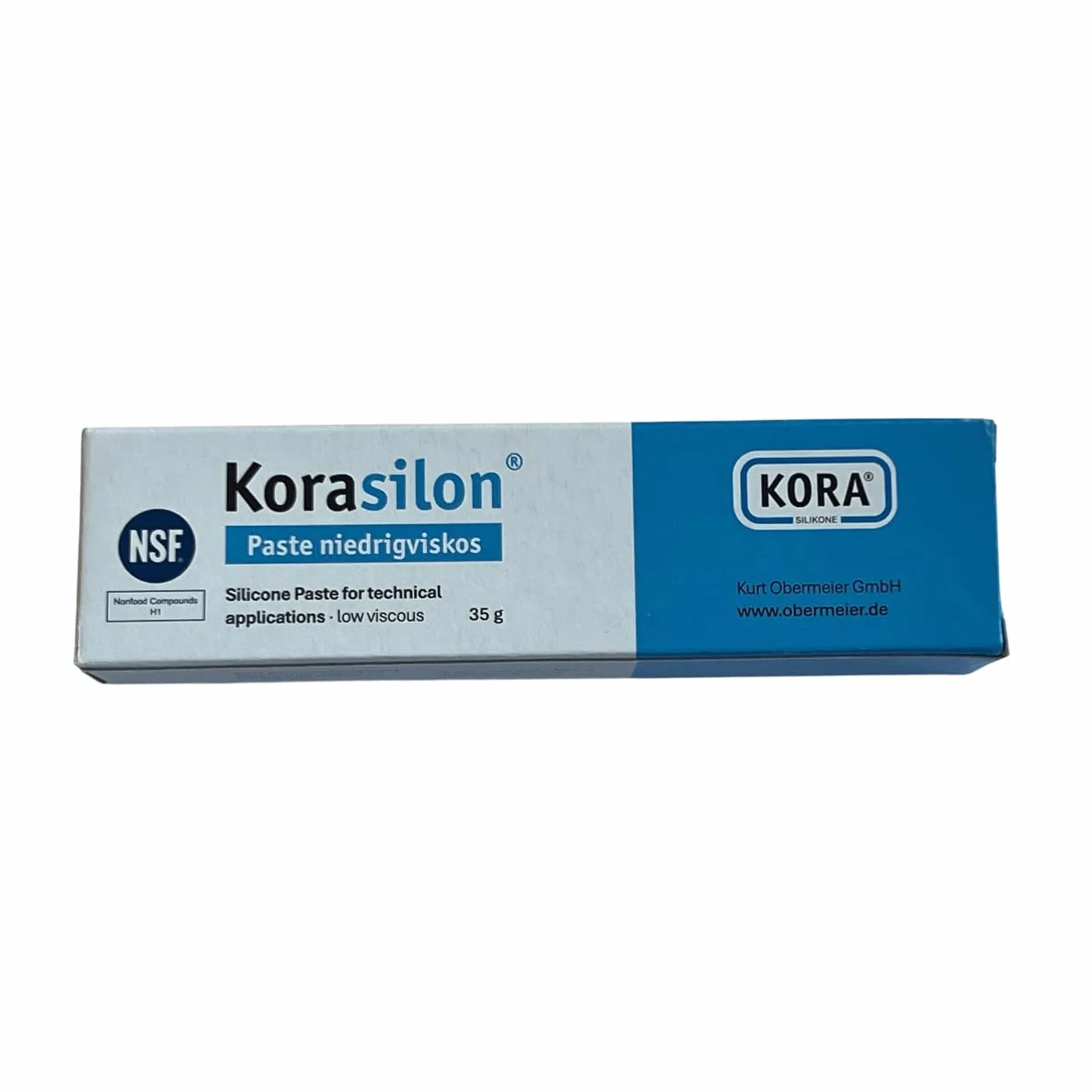 KD89 Korasilon - Smar silikonowy o niskiej lepkości do usuwania formy, montażu lub ochrony i konserwacji uszczelek. Hydrofobowy i nierozpuszczalny., Bezbarwny