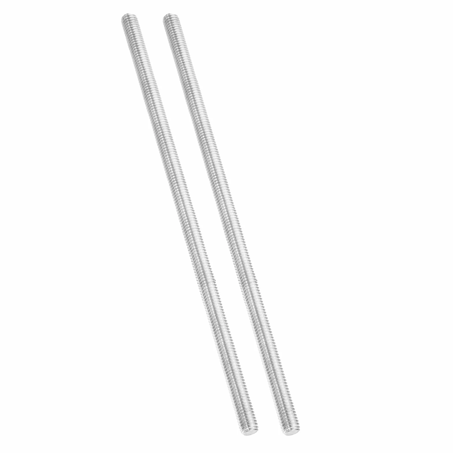 PATIKIL 3/8"-16 UNC 304 stal nierdzewna w pełni gwintowany pręt, 2 szt. długi 10" długi gwint prawy śruba do śrub kotwiących zaciski haki śruby śruby U